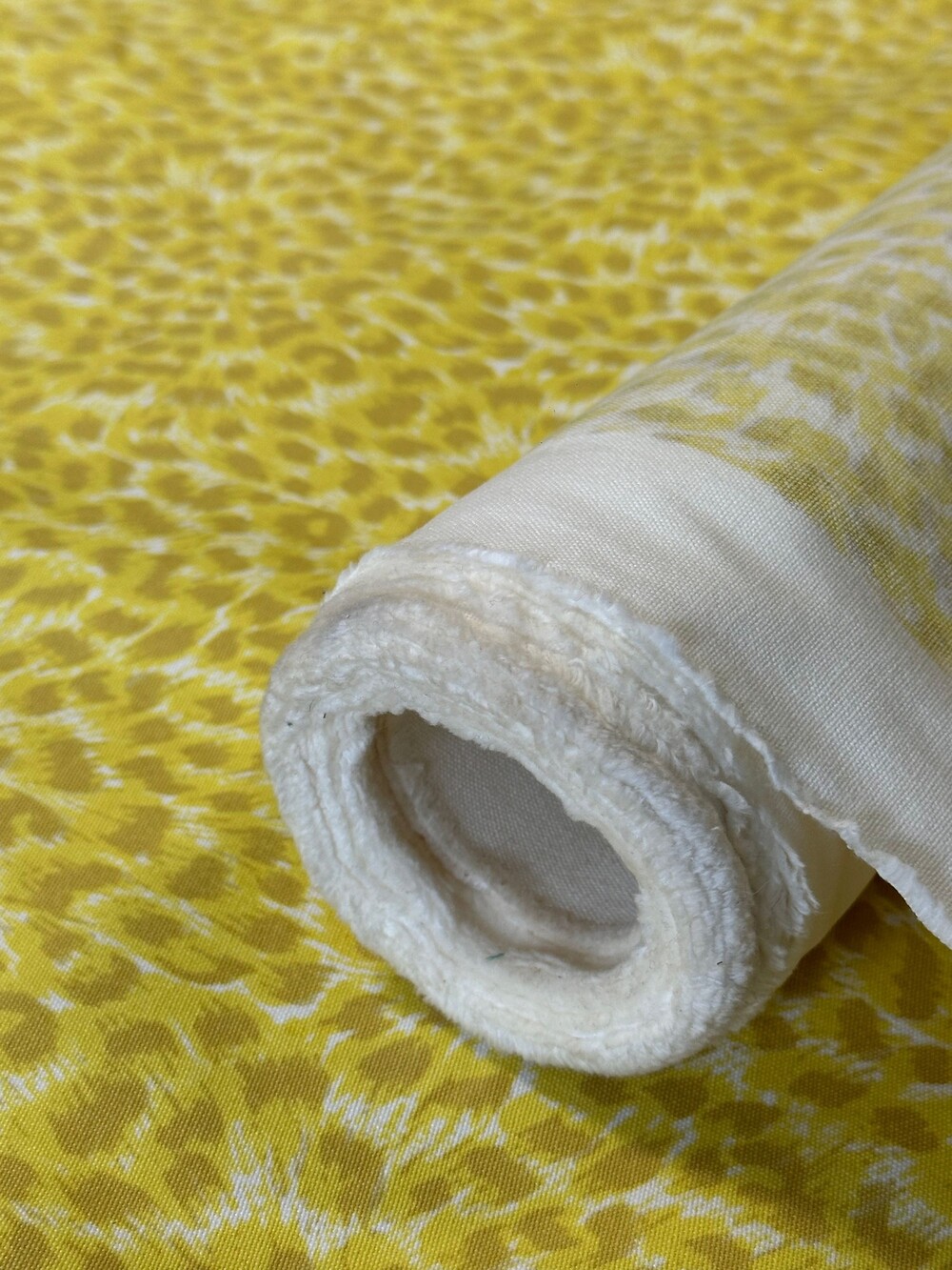 Upholstery Drapery Cotton 46" Fabric Animal Yellow Print